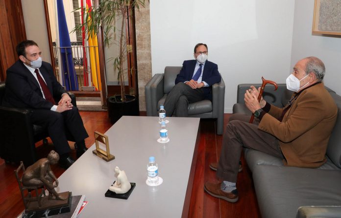 Reunió de Carlos San Juan amb el conseller Vicent Soler