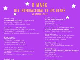 Actes del 8 de març a Vilafranca