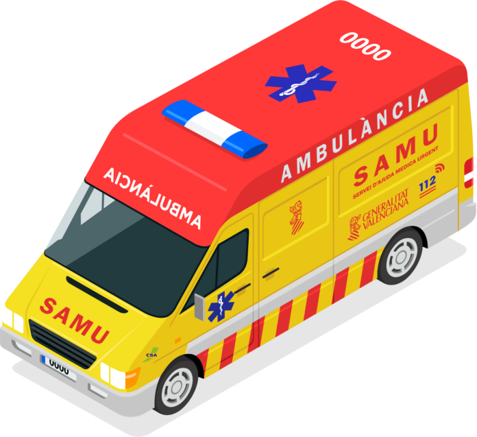 Ambulància Samu. Font: Conselleria de Sanitat