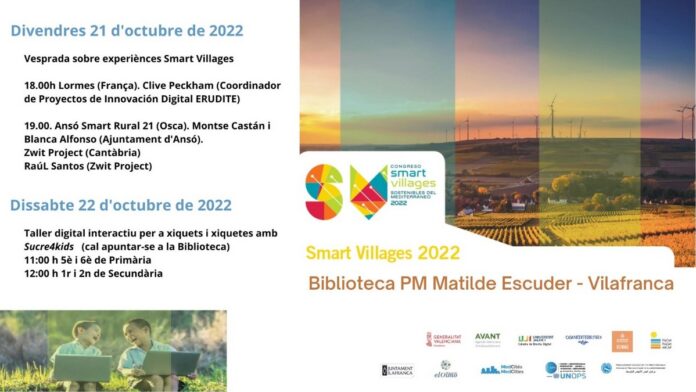 Programació Congrés Smart Villages 2022 a Vilafranca