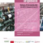 Cartell Indústria i Despoblació a Vilafranca
