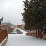 Los primeros copos de nieve sobre la Cañada de Benatanduz