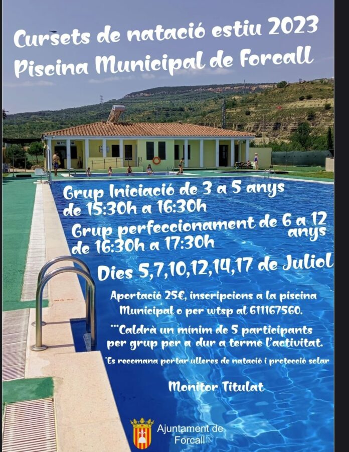 Forcall. Cursos de natació