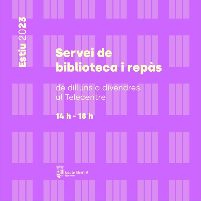 Ares. Servei de biblioteca i repàs