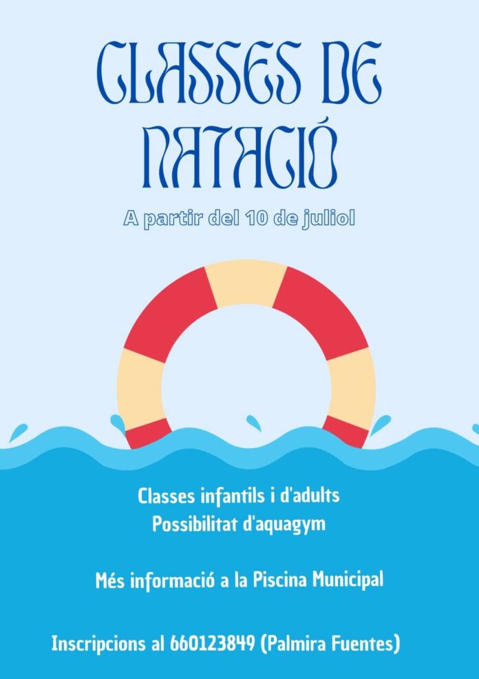 Benassal. Classes de natació.