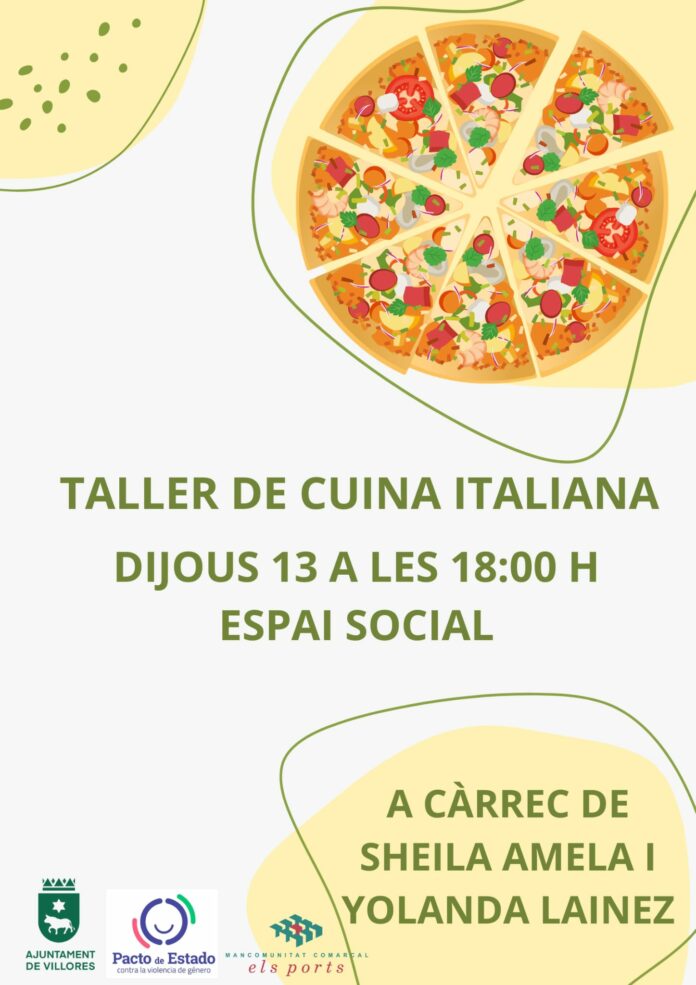 Villores. Taller de cuina italiana.