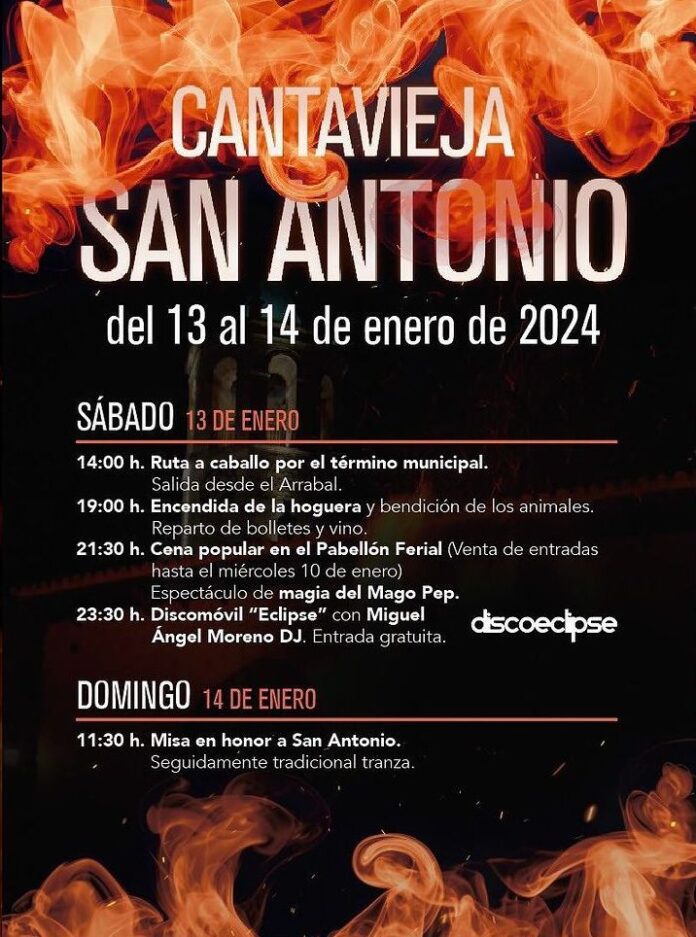 Programa de San Antonio 2024 Cantavieja