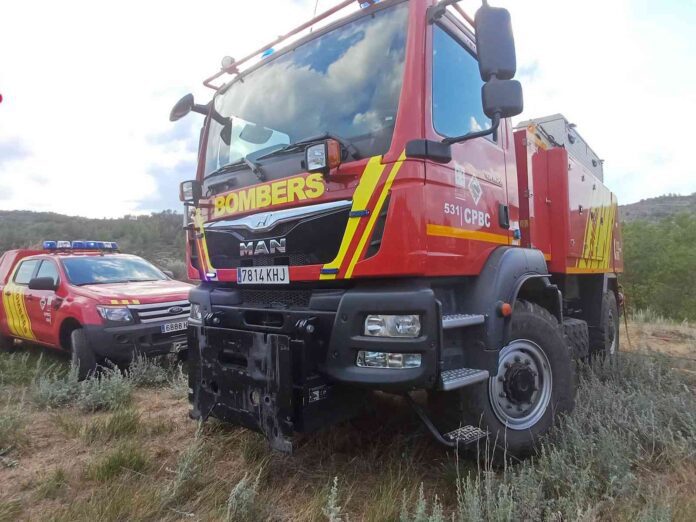 Imatge d'arxiu dels bombers