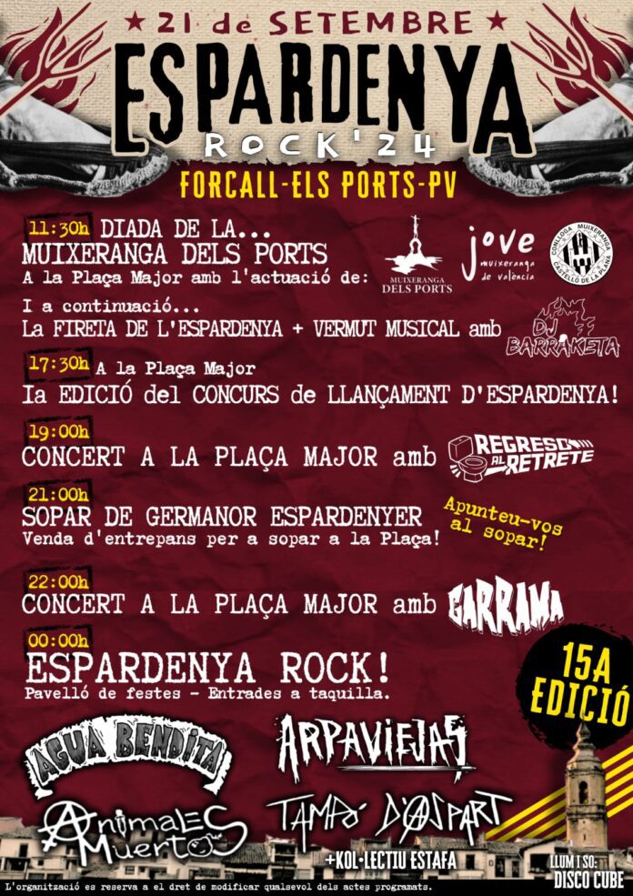 Forcall. Espardenya Rock 2024