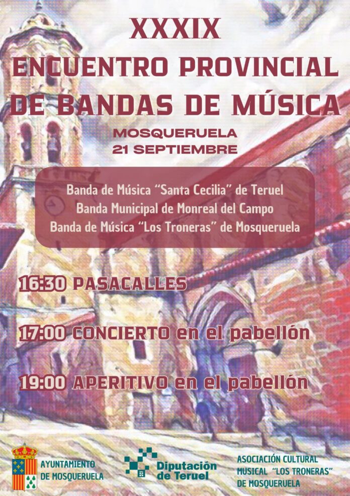 Mosqueruela. XXXIX Encuentro provincial de bandas de música