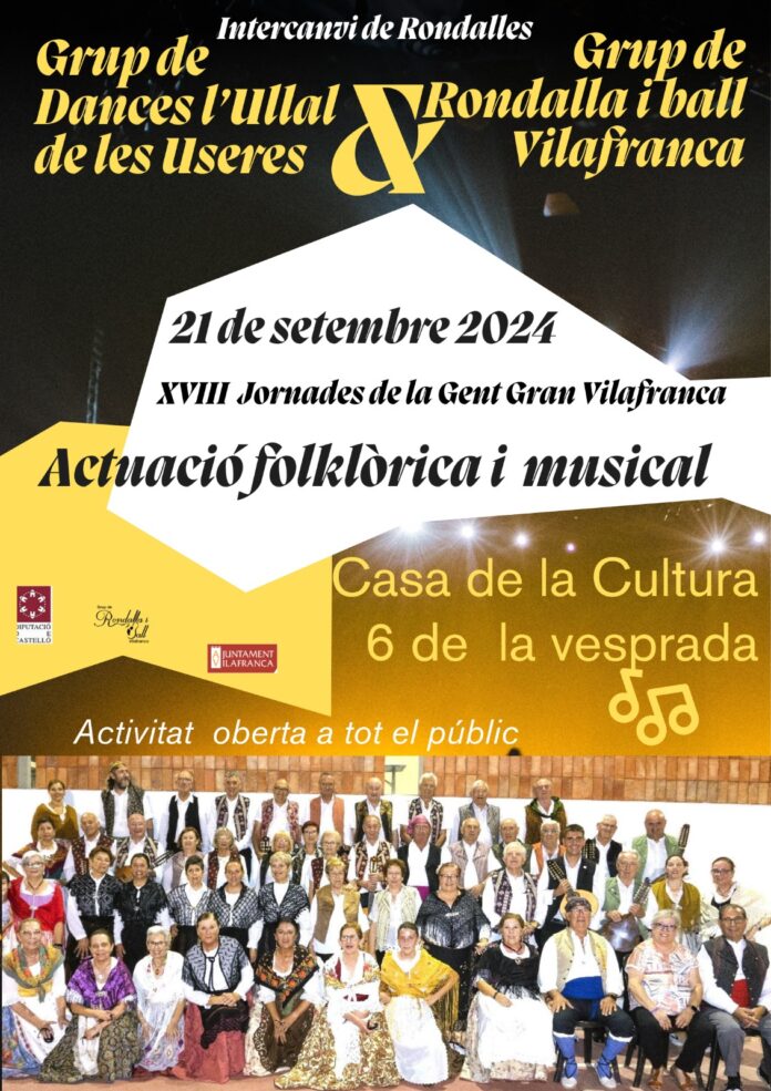 Vilafranca. Intercanvi de les rondalles d'Useres i Vilafranca