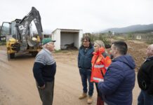La Diputació de Castelló repara camins i infraestructures danyades pel temporal de pluges