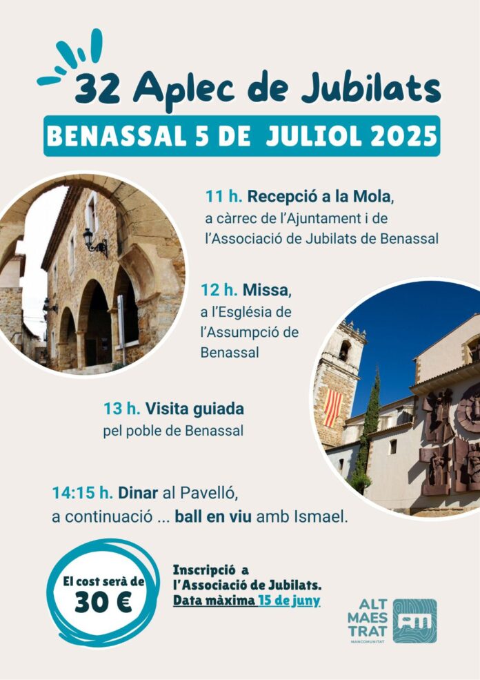 Cartell del 32 Aplec de Jubilats