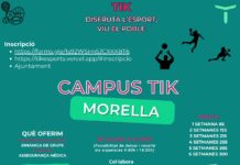 Cartell del campus Tik Esports a Morella