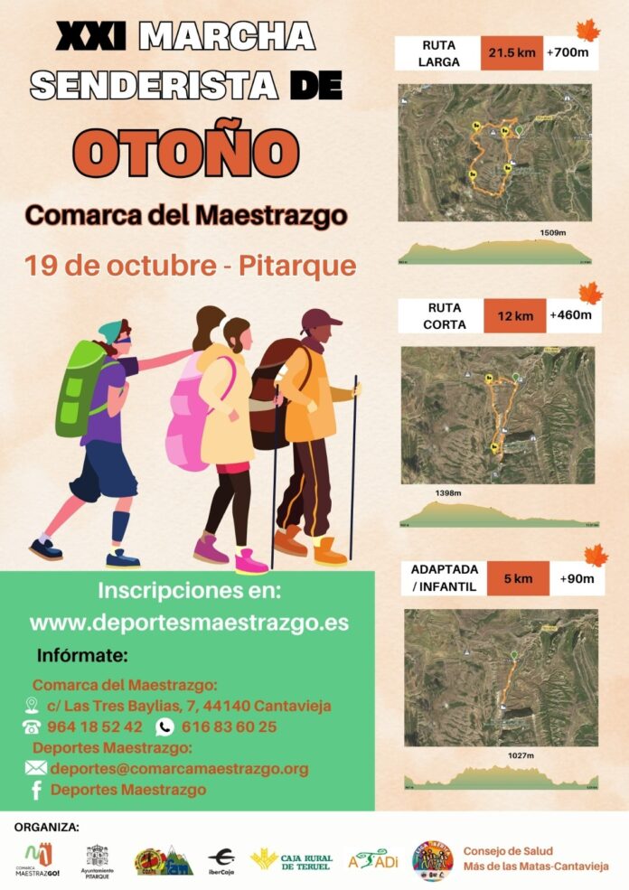 XXI Marcha Senderista de Otoño de la Comarca del Maestrazgo