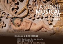 El Festival Tardor Musical de Morella acollirà els concerts de Capella de Ministrers, Robert Cases & Carles Magraner i ‘La Maria’