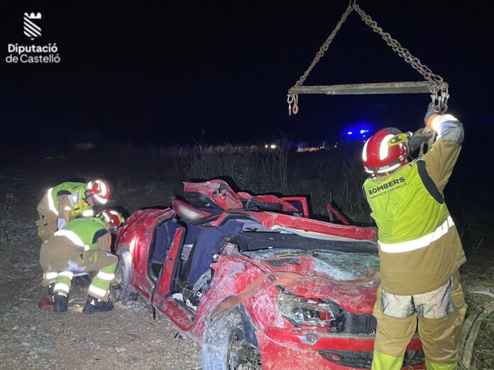 Cotxe accidentat a Benassal