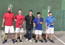 El Club Frontenis Vilafranca guanya totes les partides a la pista del Castelló D (0-3)