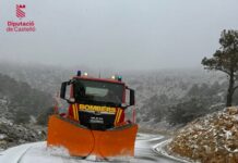 Nadal Blanc a l’Alt Maestrat i Els Ports Màquina llevaneu dels bombers de la Diputació