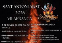 El foc i la festa son els protagonistes del gener a Vilafranca