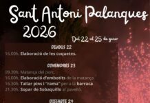 Palanques celebra Sant Antoni 2026 amb quatre dies de tradició, foc i convivència