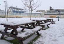 La borrasca Kristin tenyeix de blanc els Ports i el Maestrazgo