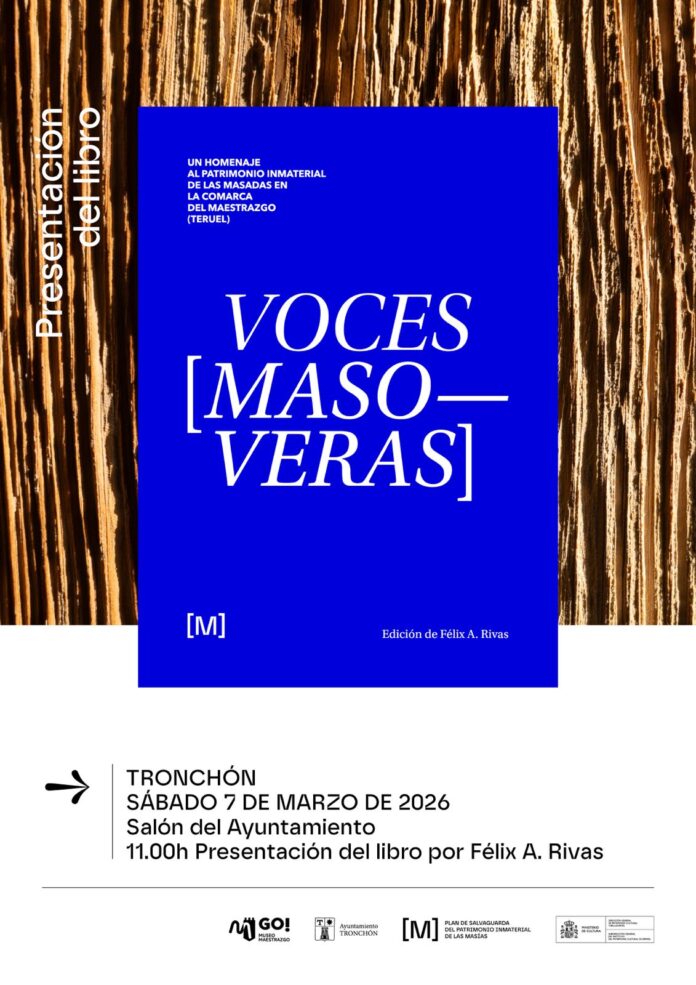 La Comarca del Maestrazgo presenta “Voces Masoveras” de Félix A. Rivas