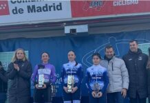 La ciclista vilafranquina Nayara Ibáñez Tena comença 2026 amb una segona posició a Fuenlabrada