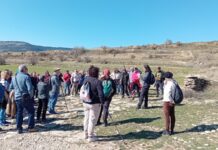Gran participación en la ruta de la piedra seca y la presentación de Turolenses 27 en La Iglesuela del Cid