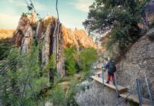 El servicio de transporte entre Montoro de Mezquita y Aliaga regresa en 2026 para facilitar la visita a las Pasarelas del Guadalope