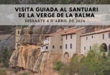 Sorita mostra la bellesa del Santuari de la Balma amb una visita guiada