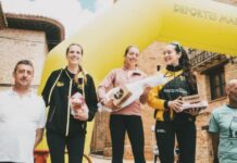 Els vilafranquins Marcel Pitarch Marin, Alba Loras Monfort, Roman Tena Fabregat, Javier Vives Barreda i Laia Manzana Vidal al podi a les Curses de Muntanya del Maestrazgo 2026